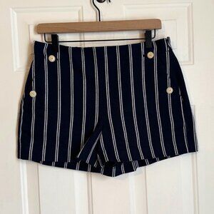 JCrew | High-rise Sailor Short Navy Stripe | 8